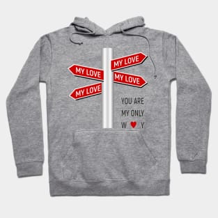 Direction sign Hoodie